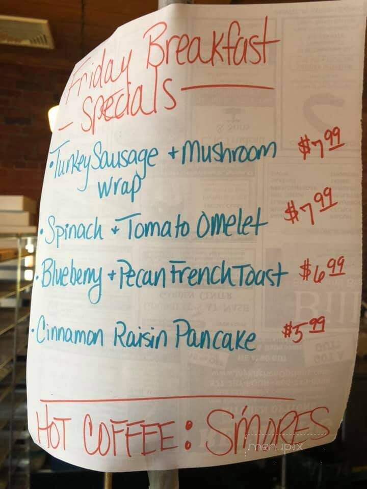 Bill's Bread & Breakfast - Putnam, CT menu_pic