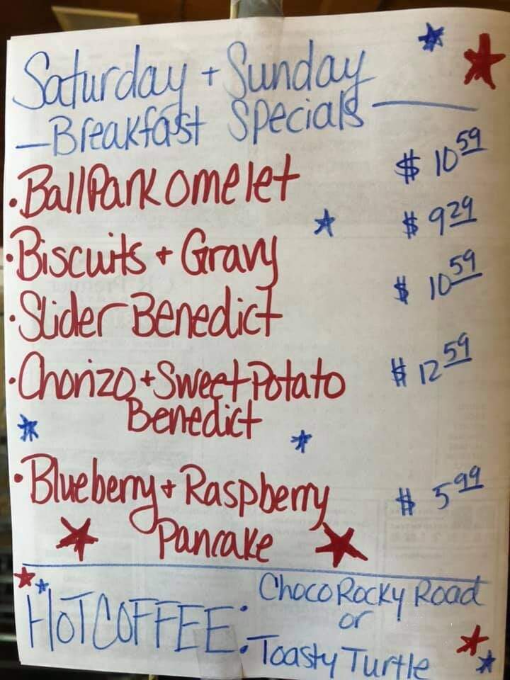 Bill's Bread & Breakfast - Putnam, CT menu_pic