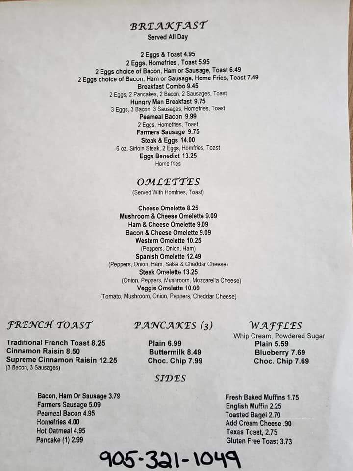 Maria's Downtown - Fort Erie, ON menu_pic