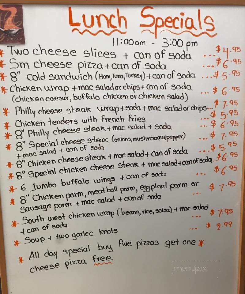 Fabi's Pizza - Wallingford, CT menu_pic