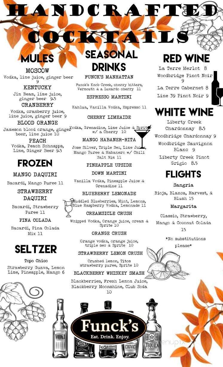 Funck's - Leola, PA menu_pic
