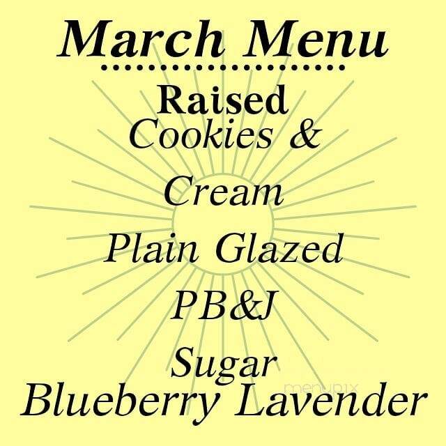 The Big O Doughnuts - Salt Lake City, UT menu_pic