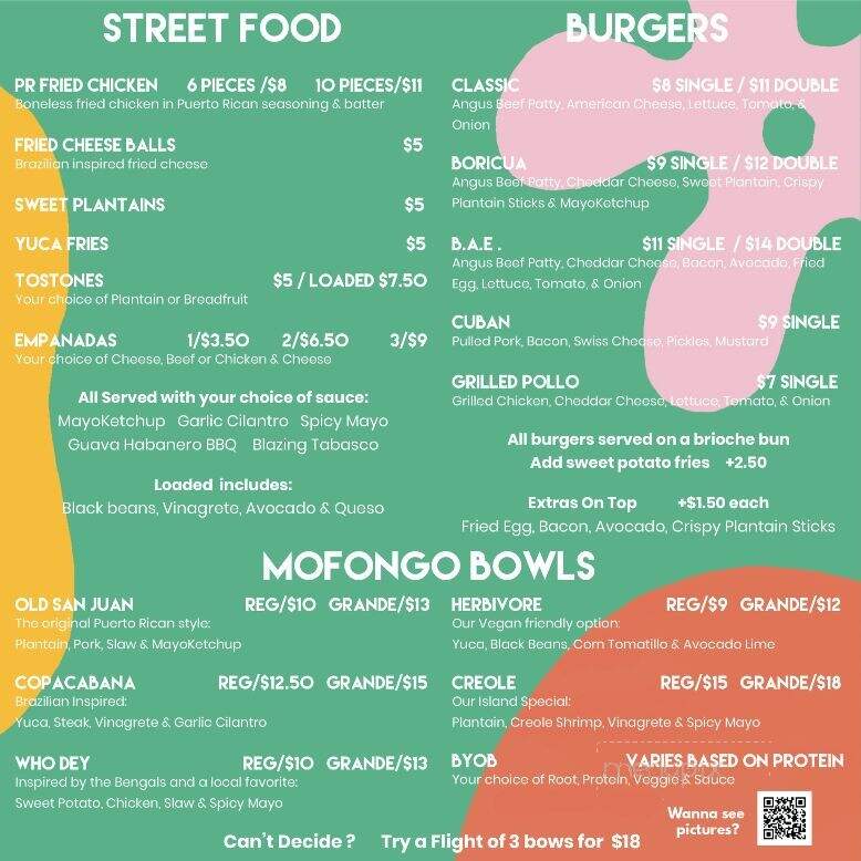 Brink Brewing - Cincinnati, OH menu_pic