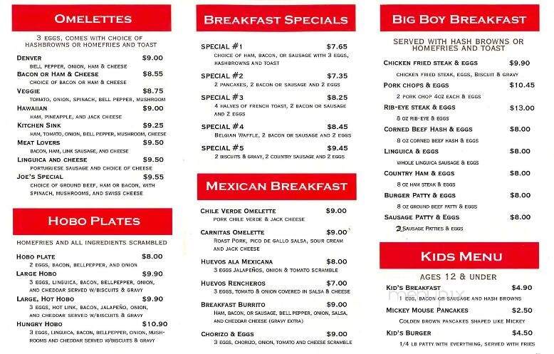 Rosy's Cafe - Hayward, CA menu_pic