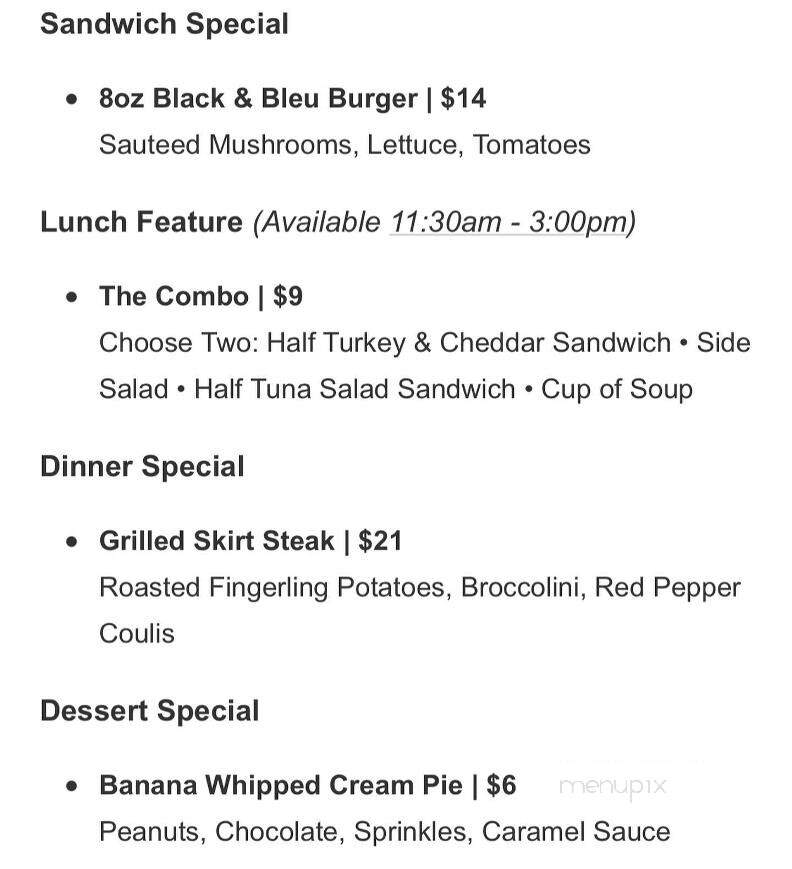 The Foundry - Denver, NC menu_pic