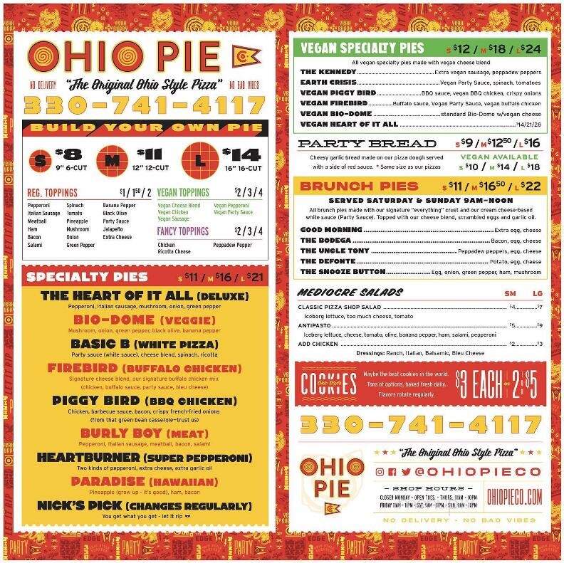 Ohio Pie Co. - Brunswick, OH menu_pic