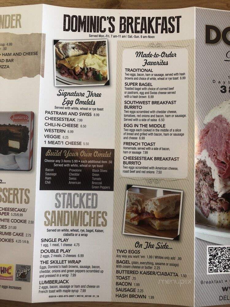 Dominic's Deli & Eatery - Daytona Beach, FL menu_pic