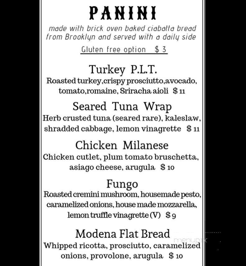 Amici Gelato & Caffe - Asbury Park, NJ menu_pic