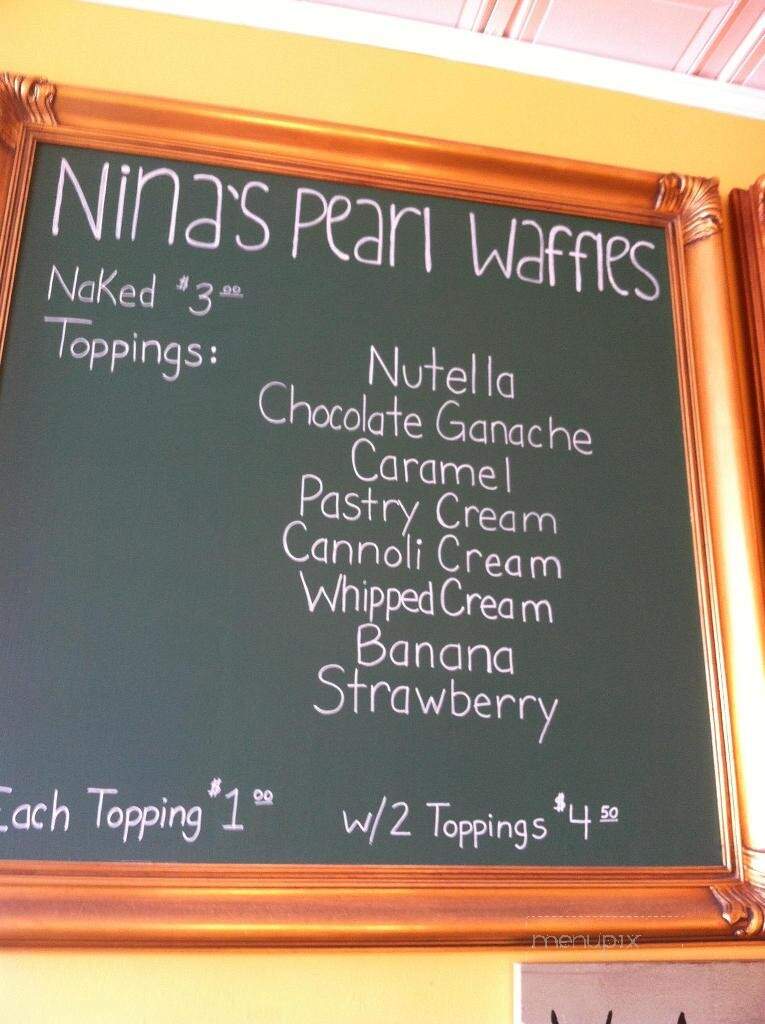 Nina's Waffles & Ice Cream - Newtown, PA menu_pic