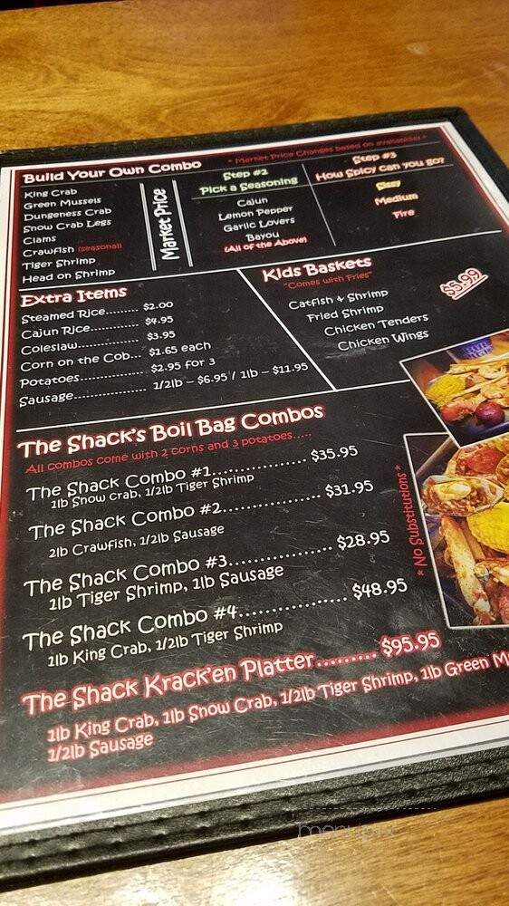 Louisiana Crab Shack - Georgetown, TX menu_pic
