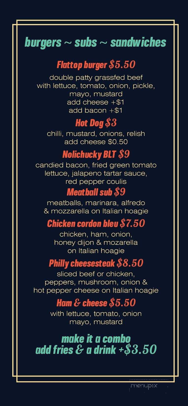 County Line Pie - Chuckey, TN menu_pic