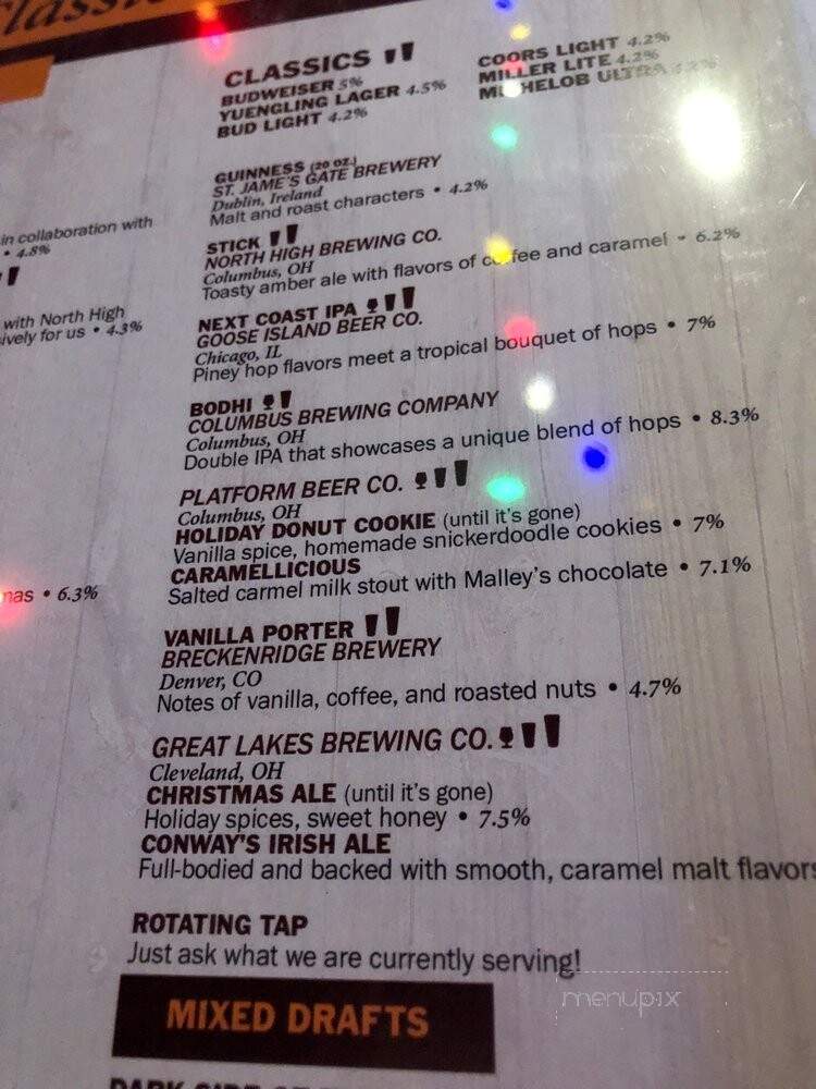 Beer Barrel Pizza and Grill - Plain City, OH menu_pic