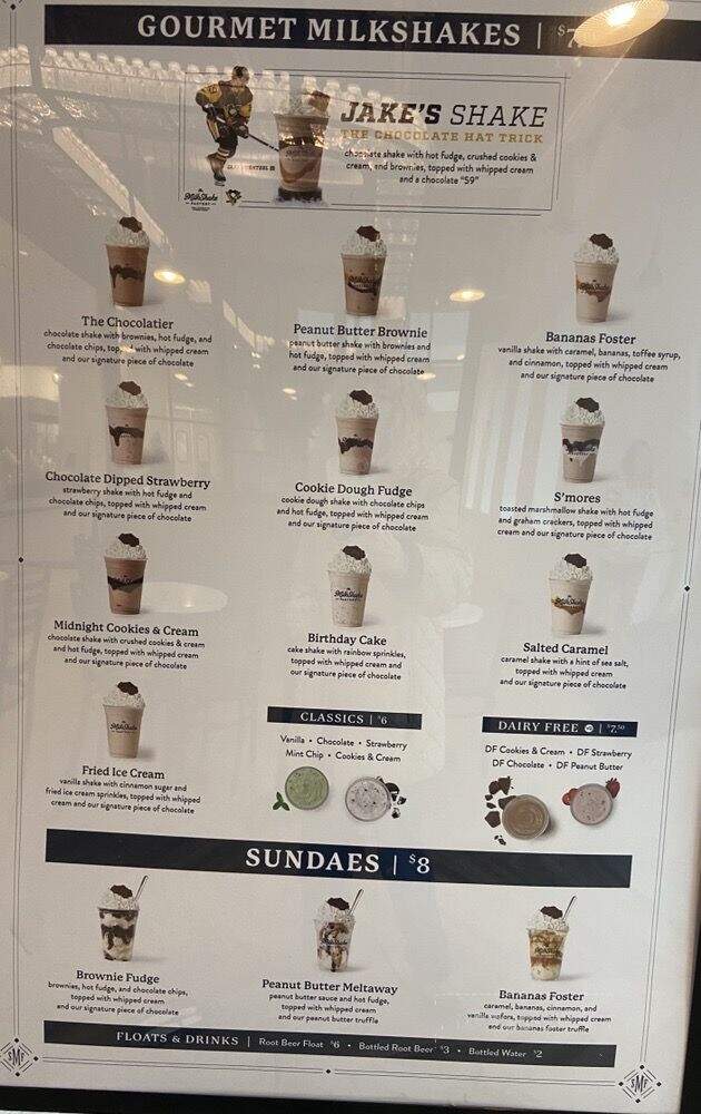 The Milkshake Factory - Cranberry Township, PA menu_pic
