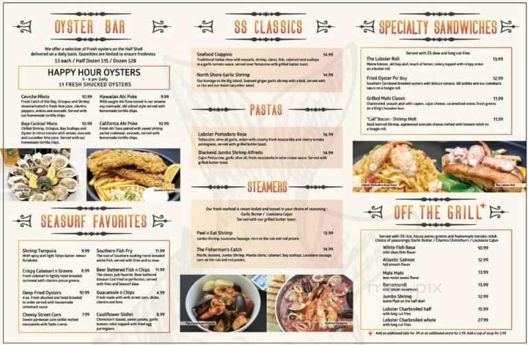 Seasurf Fish Co - Yorba Linda, CA menu_pic