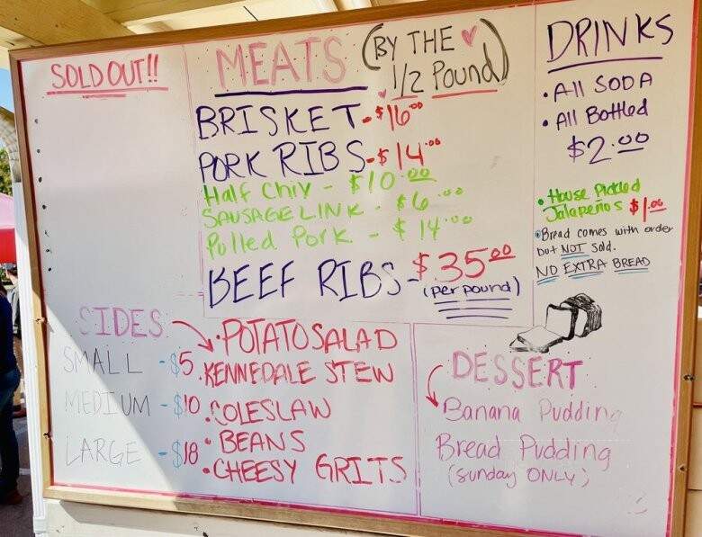 Goldee's Barbecue - Fort Worth, TX menu_pic
