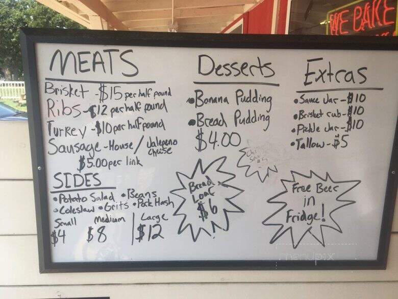 Goldee's Barbecue - Fort Worth, TX menu_pic