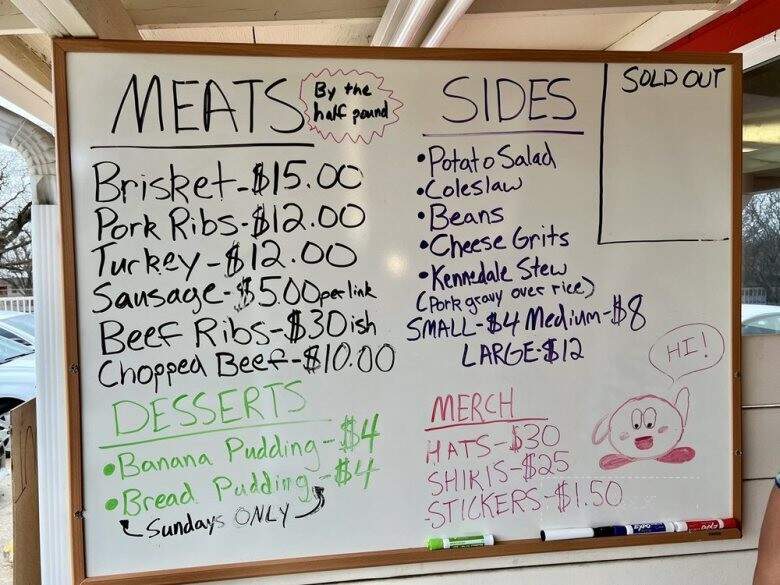 Goldee's Barbecue - Fort Worth, TX menu_pic