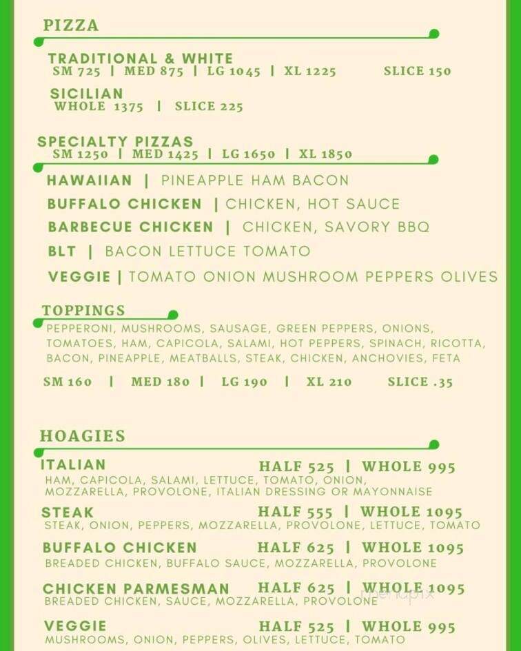 Froggy's Bar - Pittsburgh, PA menu_pic