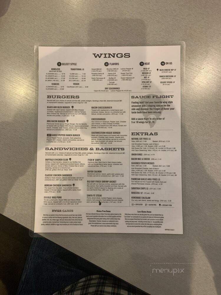 Buffalo Wings & Rings - Union, KY menu_pic