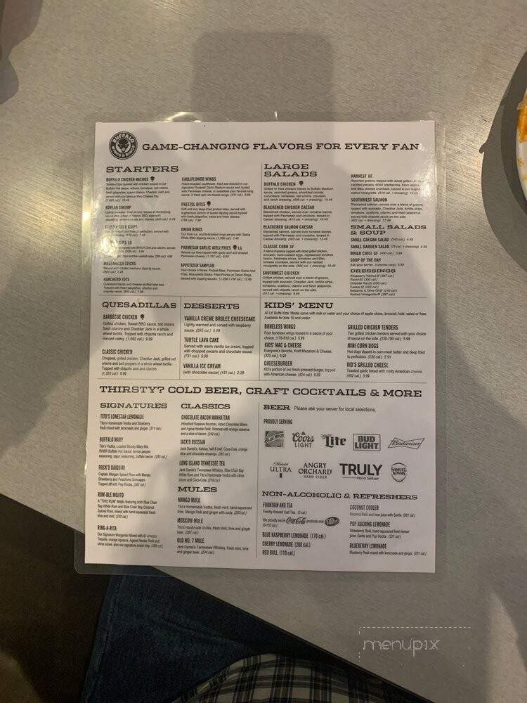 Buffalo Wings & Rings - Union, KY menu_pic
