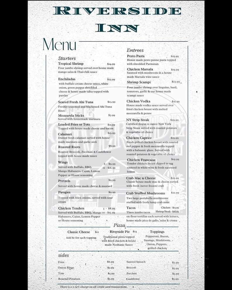 Riverside Inn - Neshanic Station, NJ menu_pic