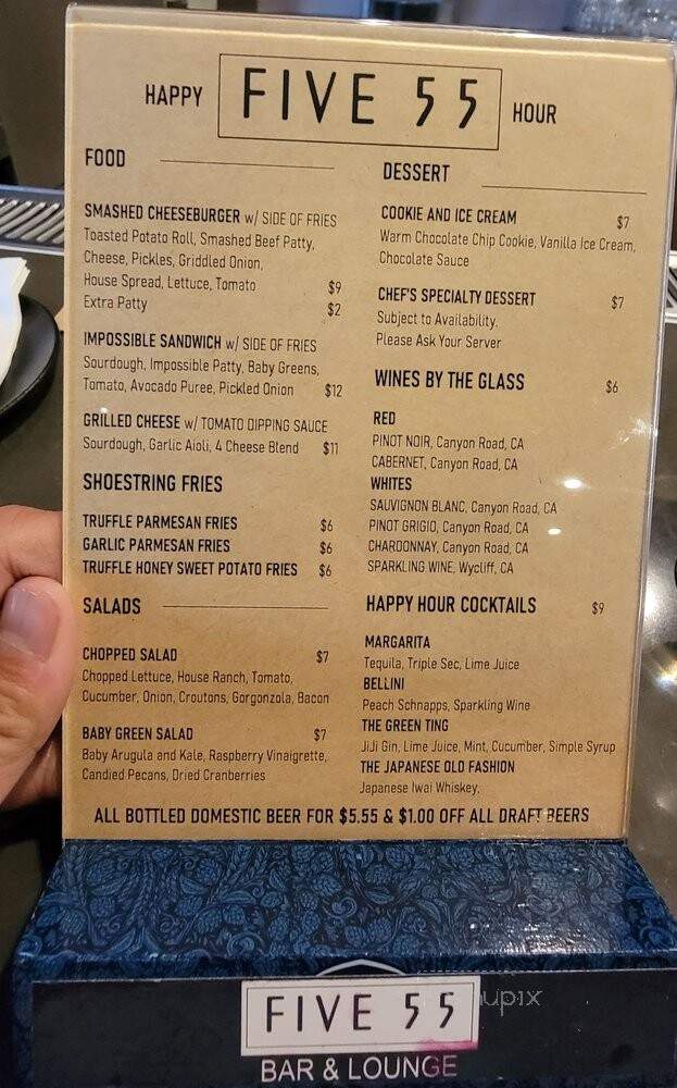 Five55 - Monterey Park, CA menu_pic