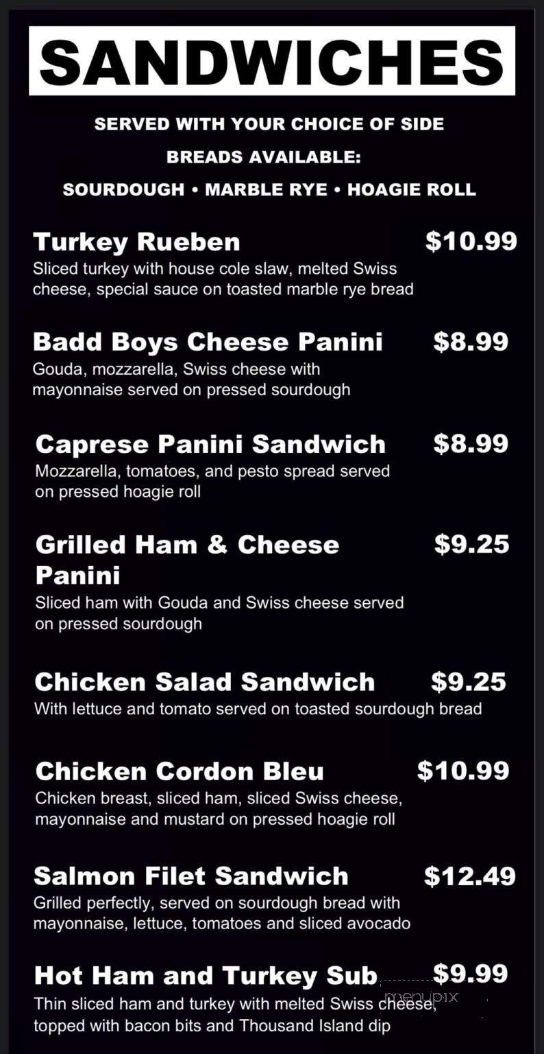 Badd Boys Cafe - Columbia, SC menu_pic