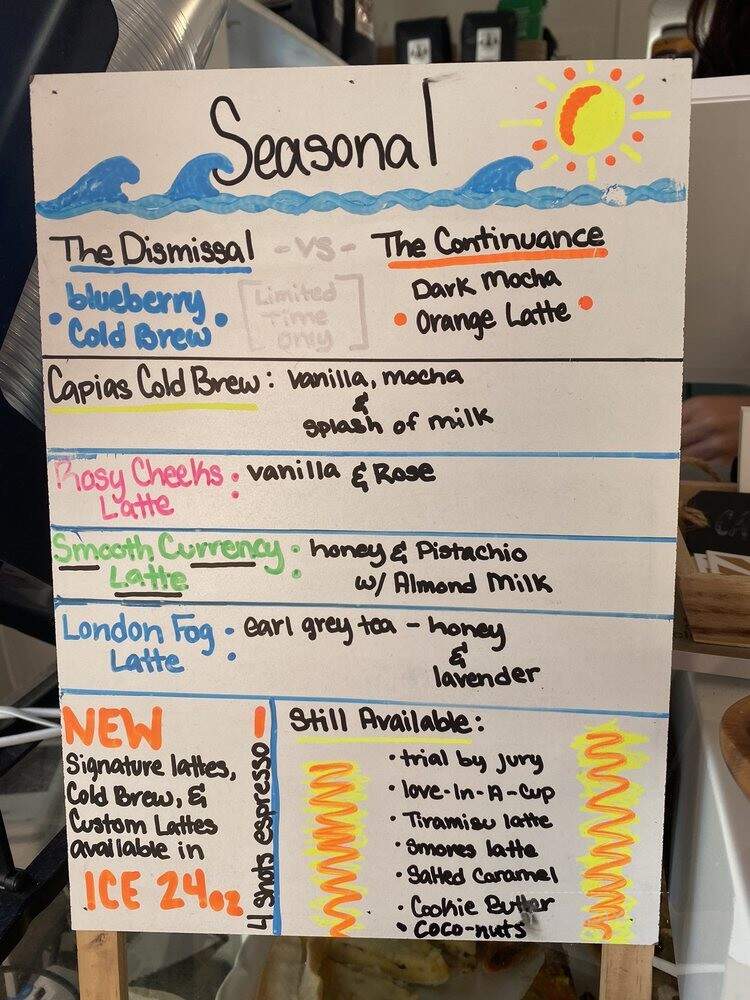 Astraea Coffee - Virginia Beach, VA menu_pic