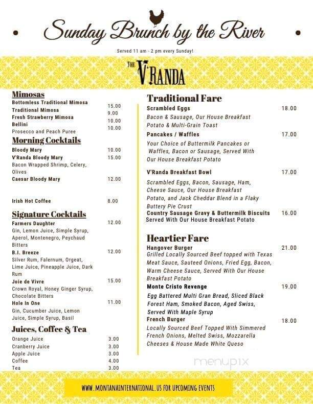 The V'Randa - Grand Island, NY menu_pic