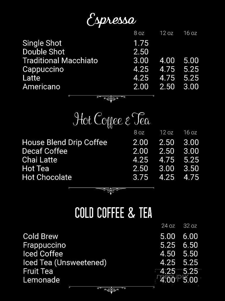 Towne Coffee - Mount Pleasant, TN menu_pic