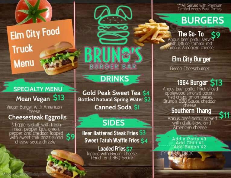 Bruno's Burger Bar - Zebulon, NC