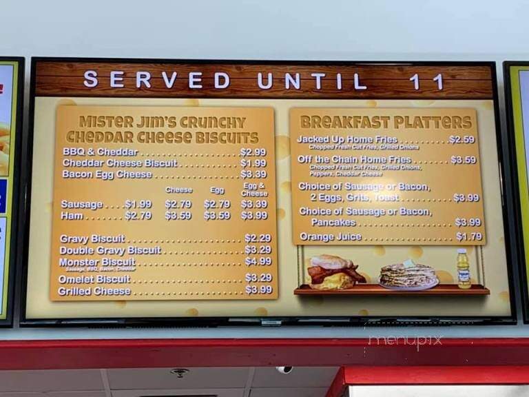 Mister Jim's On the Border - Moyock, NC menu_pic