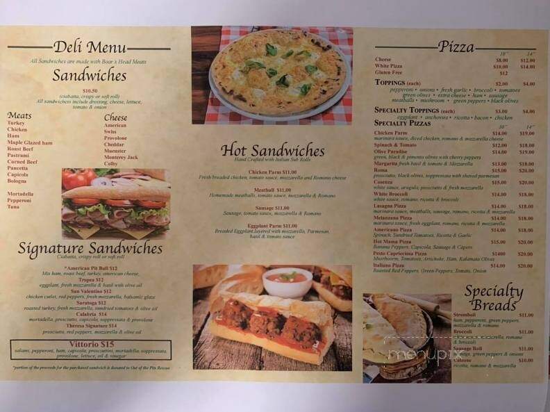 Raffaele's Italian Deli & Import - Clifton Park, NY menu_pic