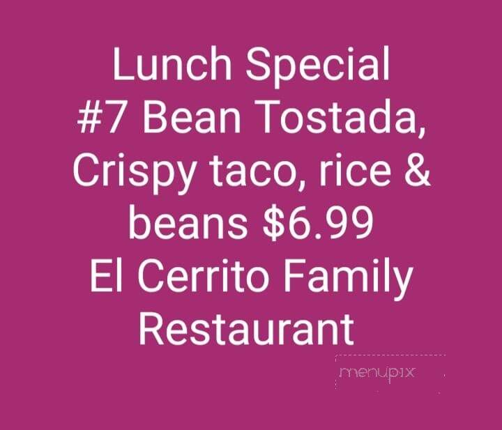 El Cerrito Family Restaurant - Franktown, CO