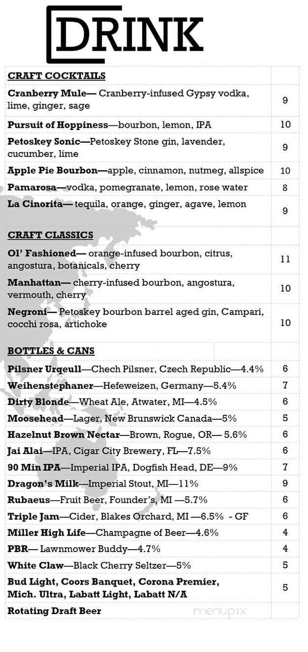 Regale Craft Food & Drink - Macomb, MI menu_pic