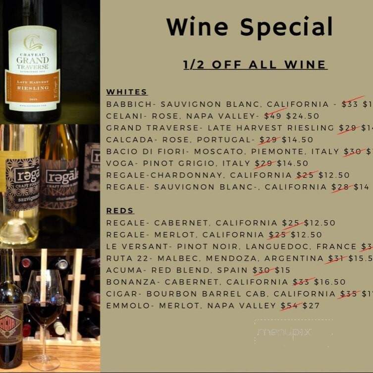 Regale Craft Food & Drink - Macomb, MI menu_pic