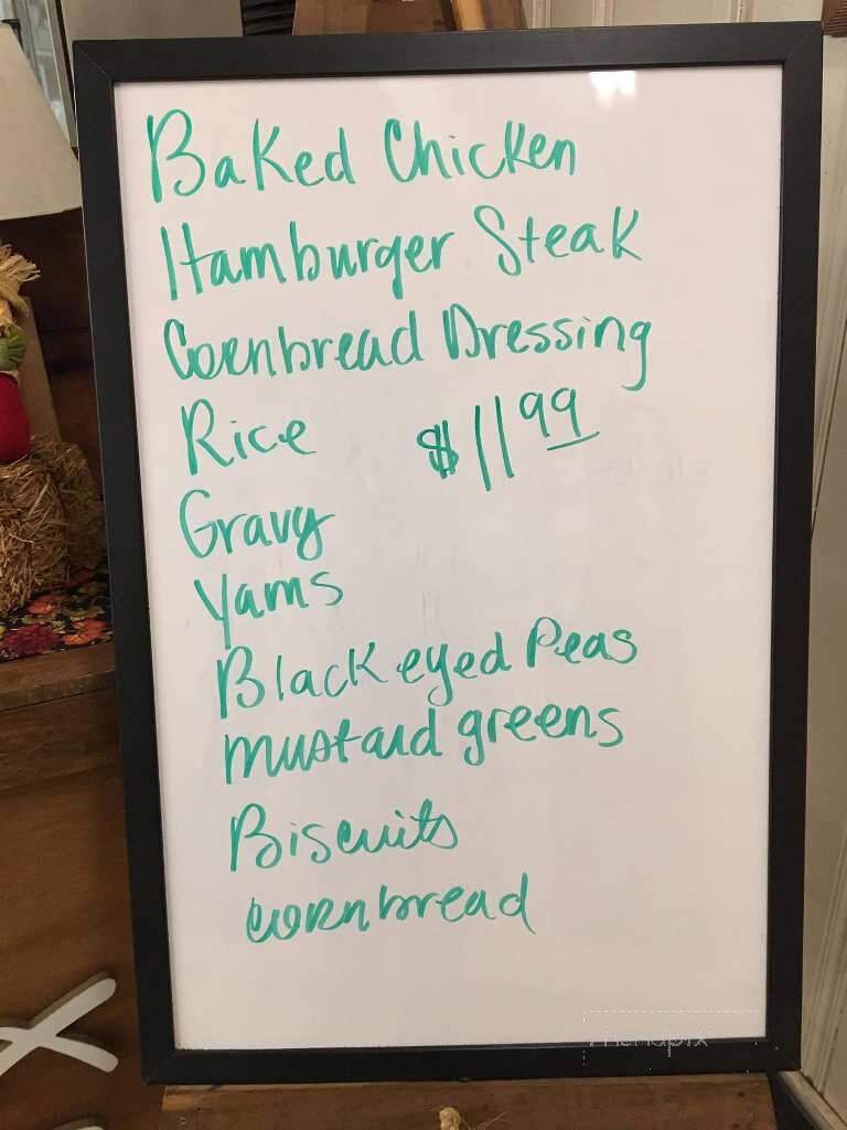 The Cafe - Vidalia, LA menu_pic