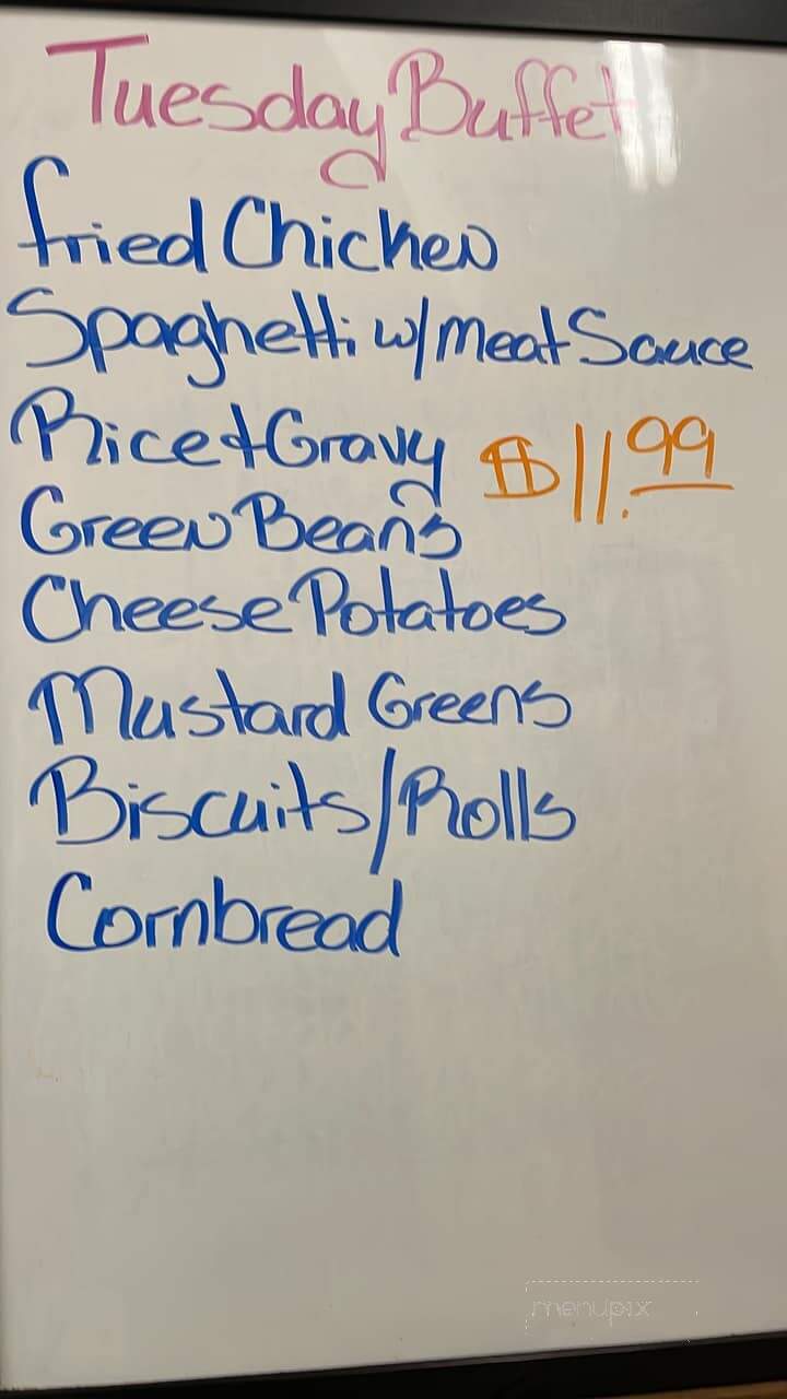 The Cafe - Vidalia, LA menu_pic