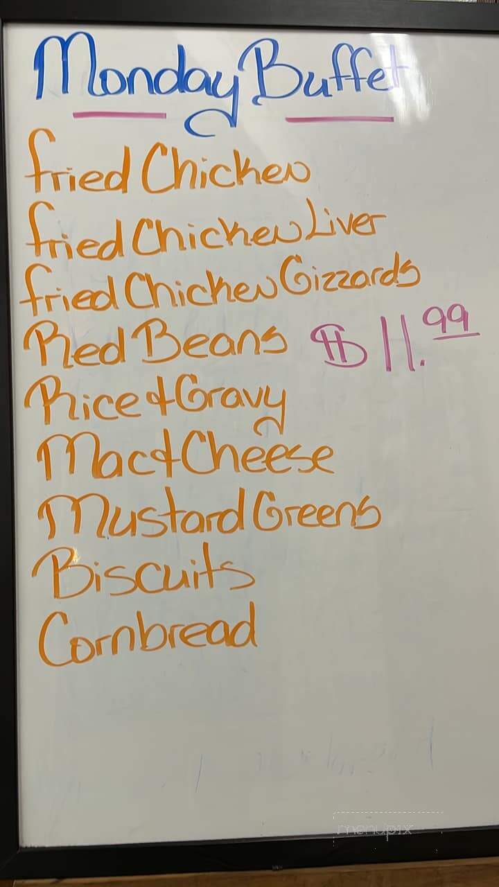 The Cafe - Vidalia, LA menu_pic