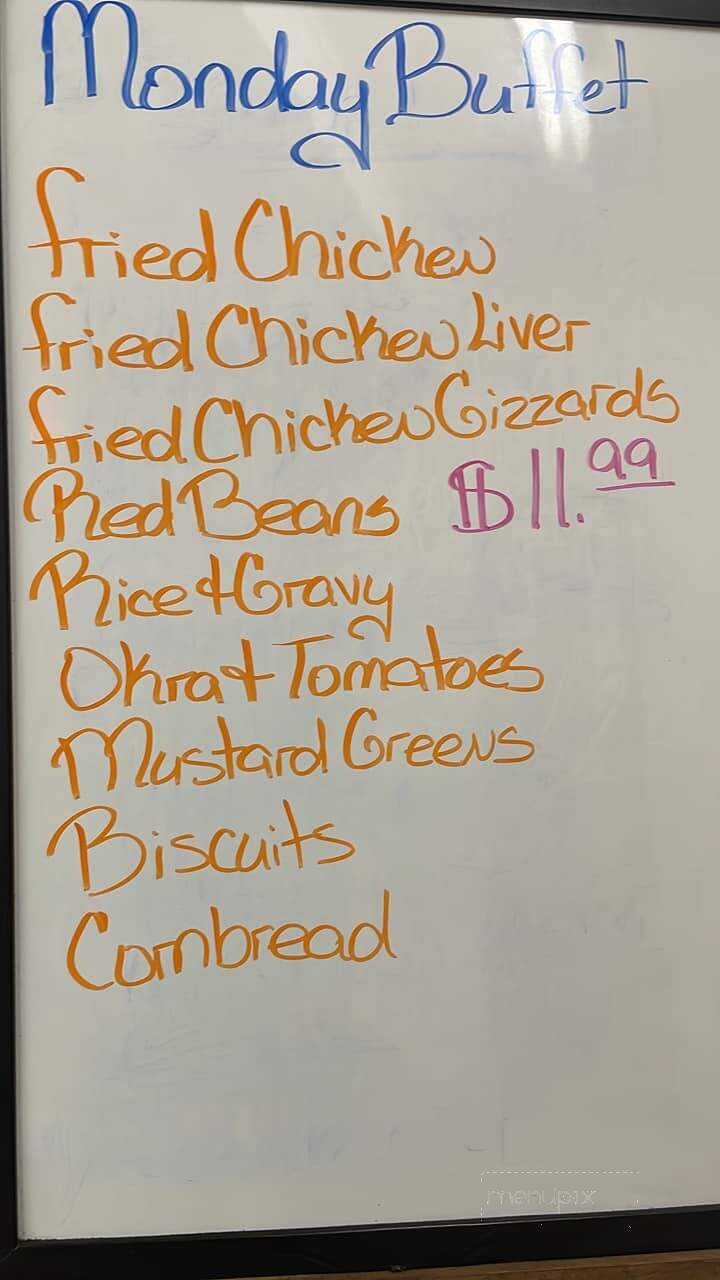 The Cafe - Vidalia, LA menu_pic