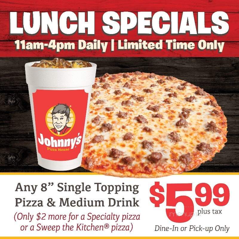 Johnnys Pizza - Jonesboro, LA menu_pic