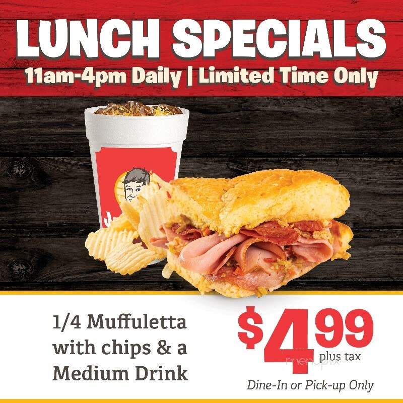 Johnnys Pizza - Jonesboro, LA menu_pic