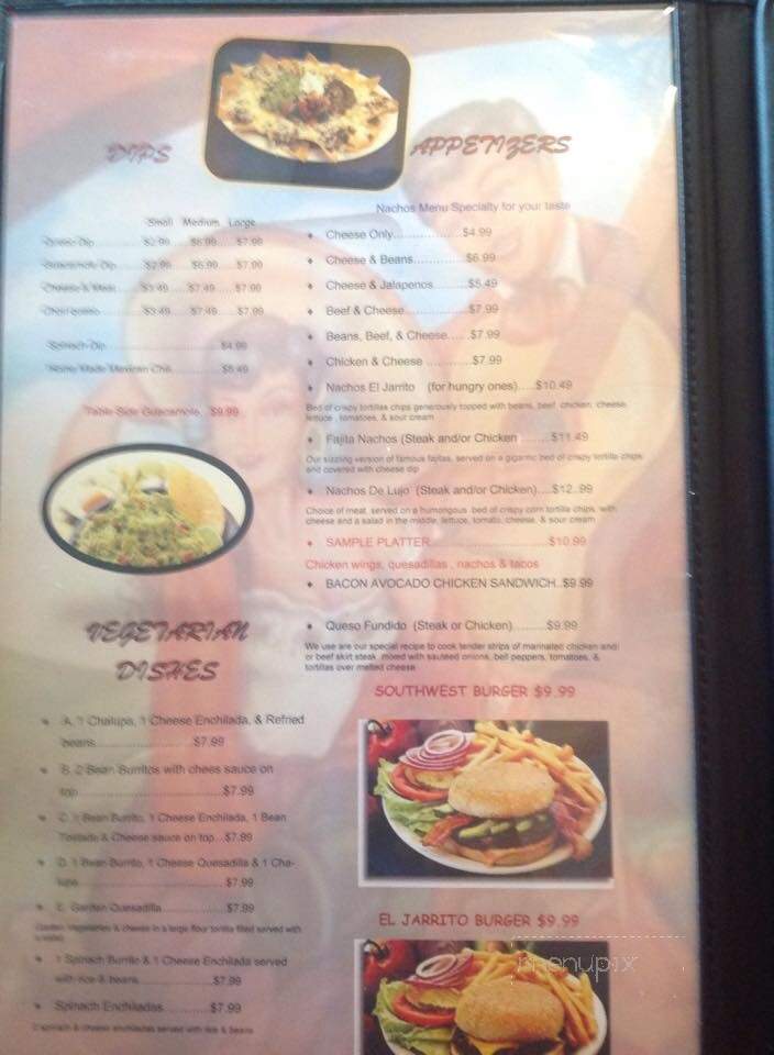 El Jarrito Mexican Grill - West Monroe, LA menu_pic