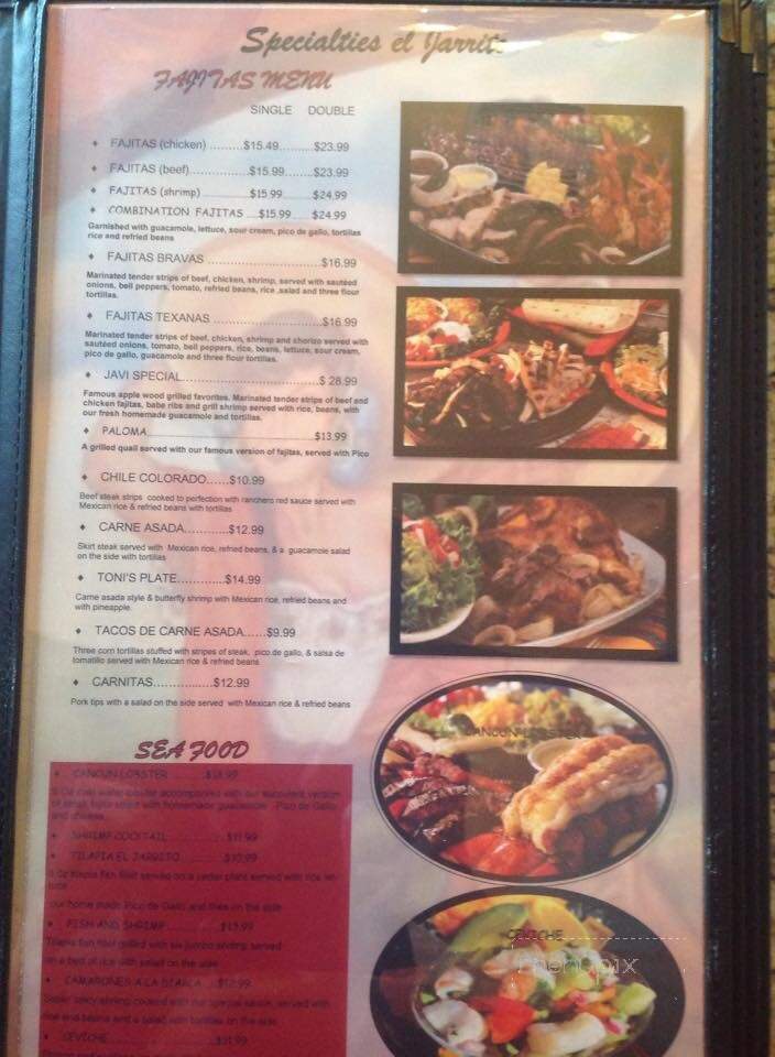 El Jarrito Mexican Grill - West Monroe, LA menu_pic