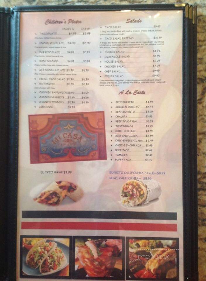 El Jarrito Mexican Grill - West Monroe, LA menu_pic