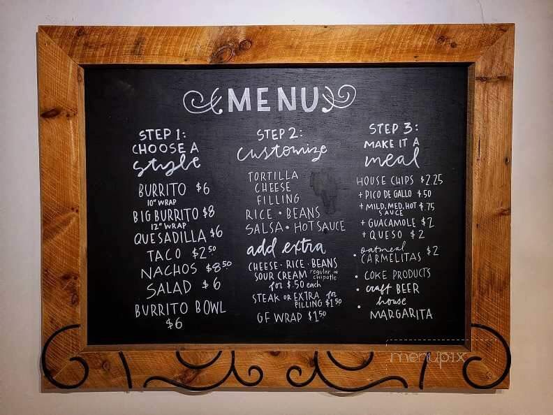 Burrito Me - Laconia, NH menu_pic