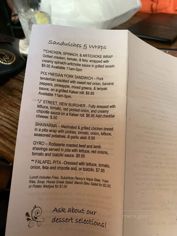 Cafe Arazu - Newburgh, IN menu_pic