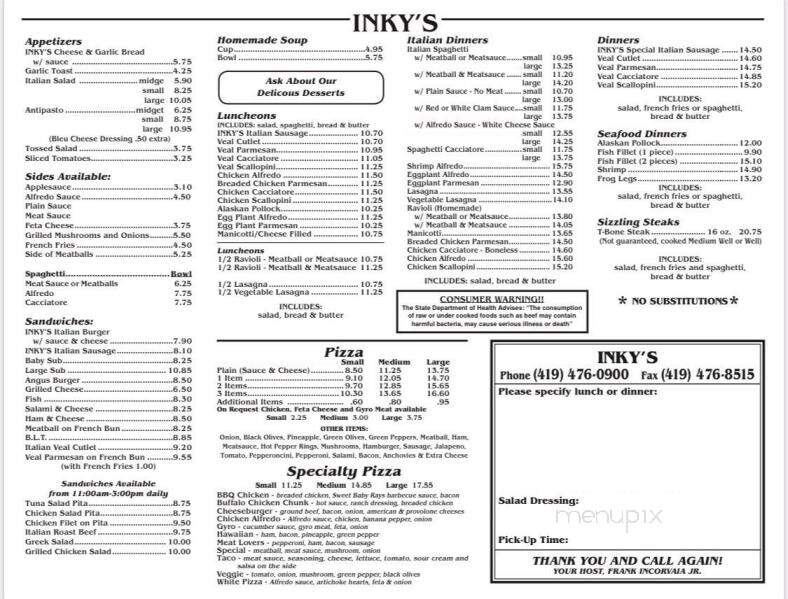 Inky's Italian Foods - Toledo, OH