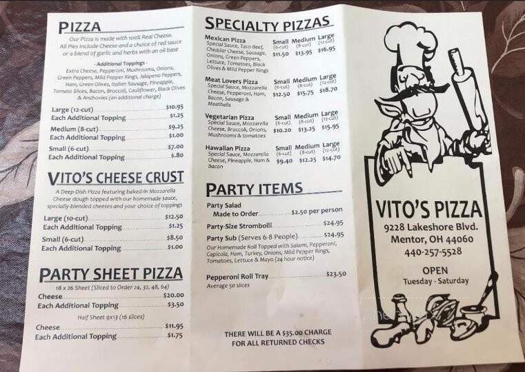Vito's Pizza - Mentor, OH