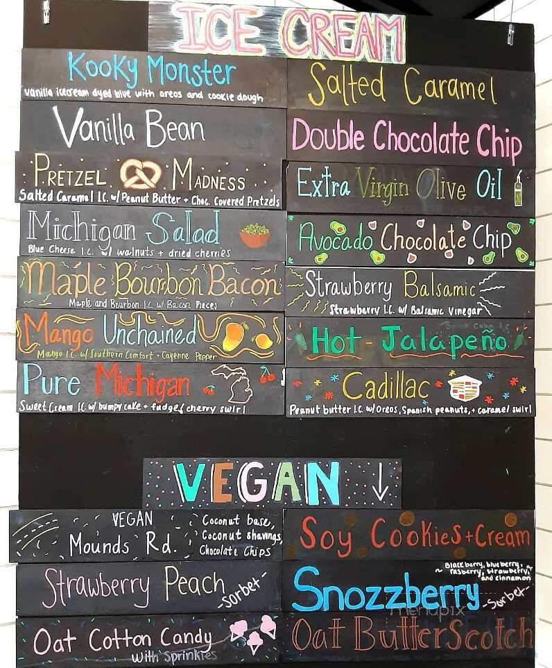Treat Dreams - Ferndale, MI menu_pic